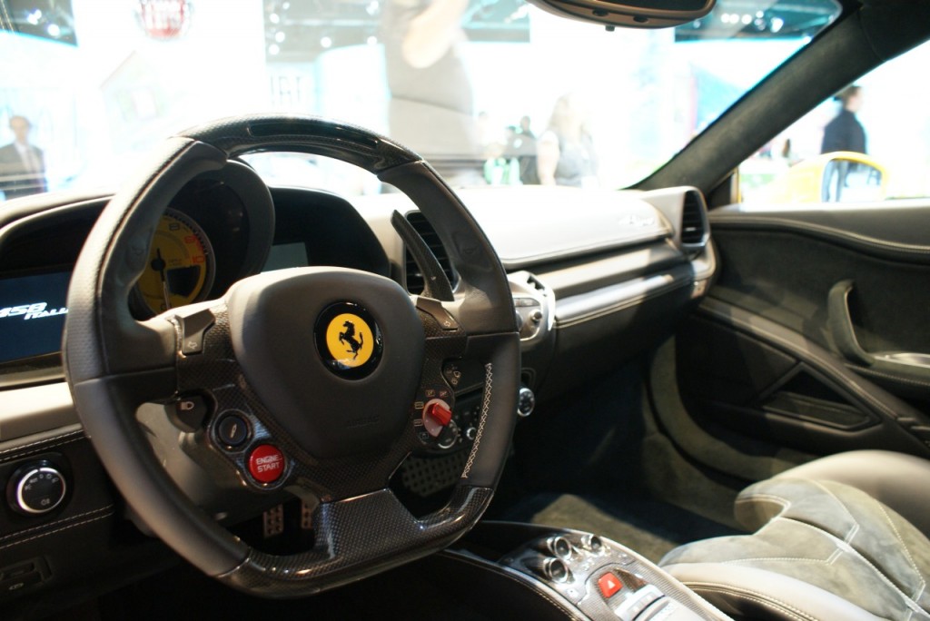 ferrari 458 interior