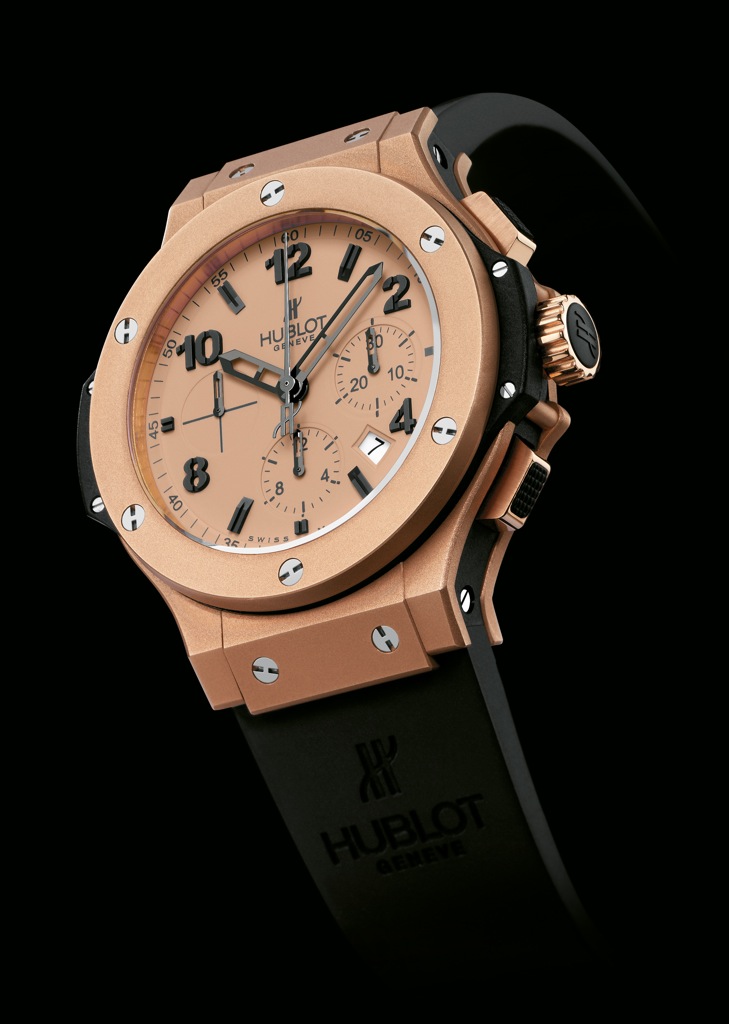 Gold Hublot watch picture