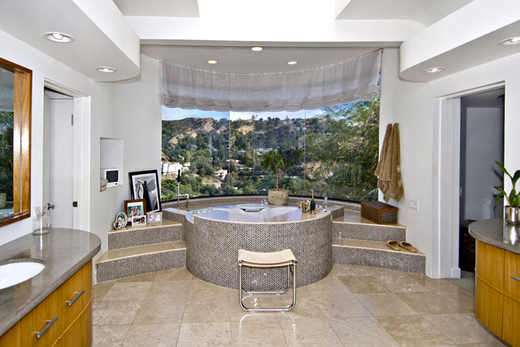 Luxury master bathroom hollywood