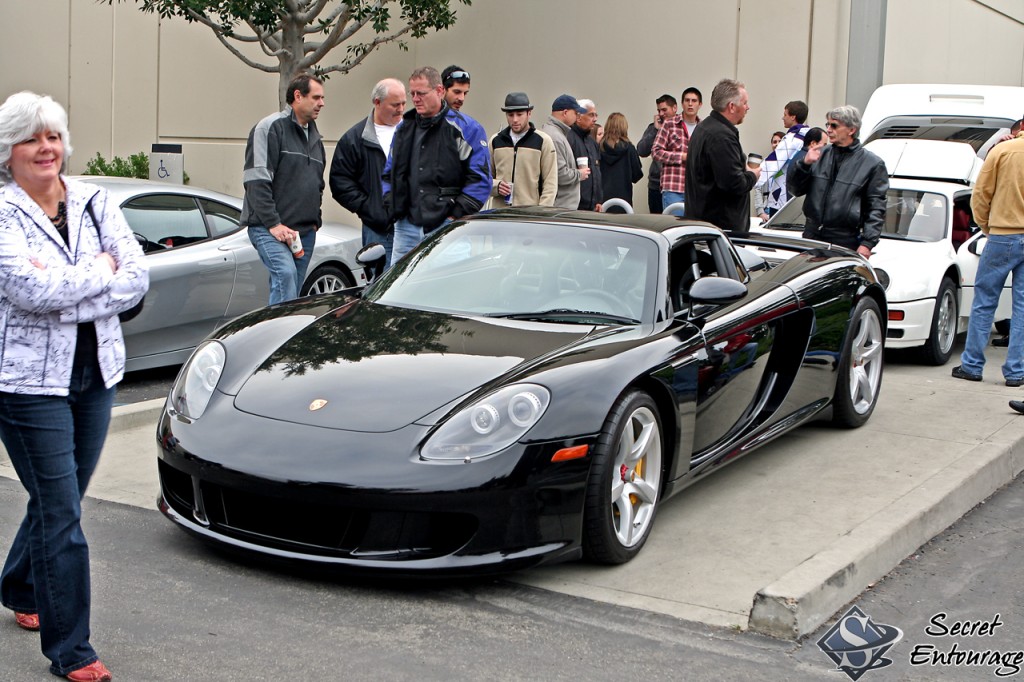 cars coffee porsche carrera gt