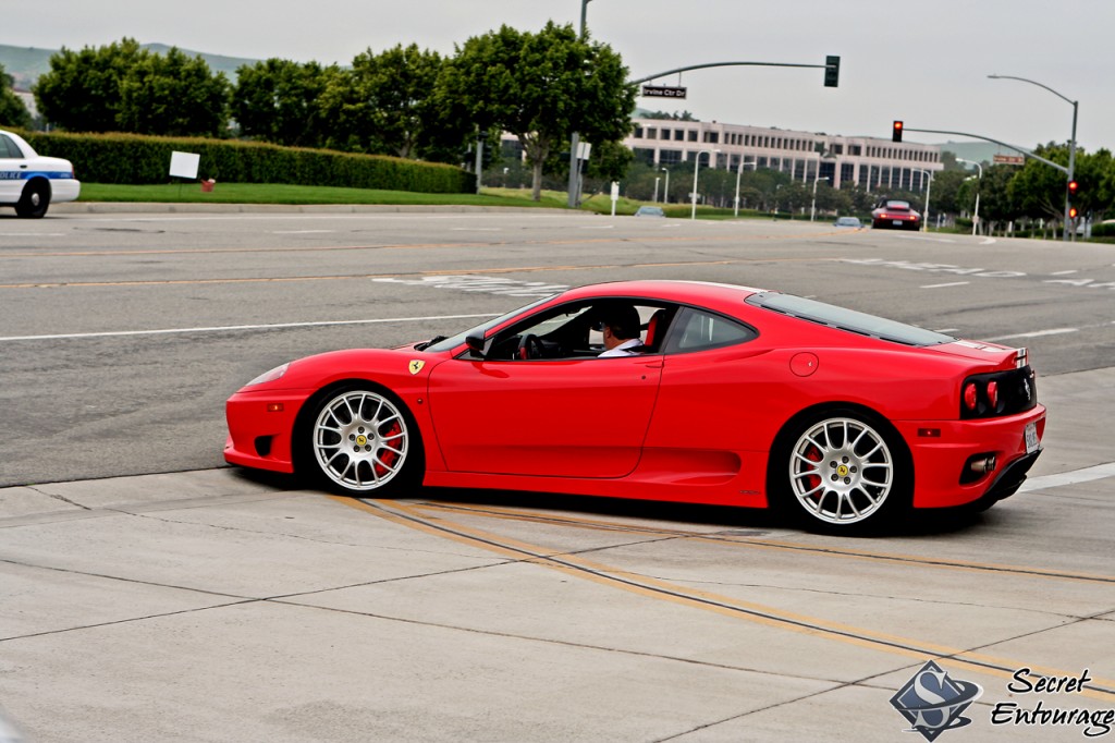 cars coffee ferrari challenge stradale