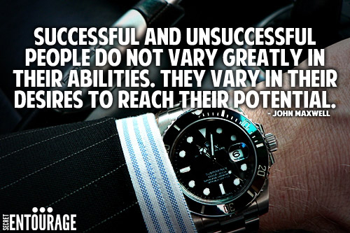 Successful and unsuccessful people do not vary greatly in their abilities. They vary in their desires to reach their potential. - John Maxwell