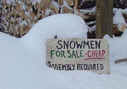 funny-sign-snow-sale-snowmen