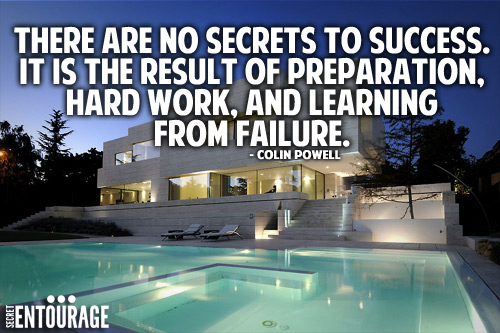 There are no secrets to success. It is the result of preaparation, hard work, and learning from failure. - Colin Powell