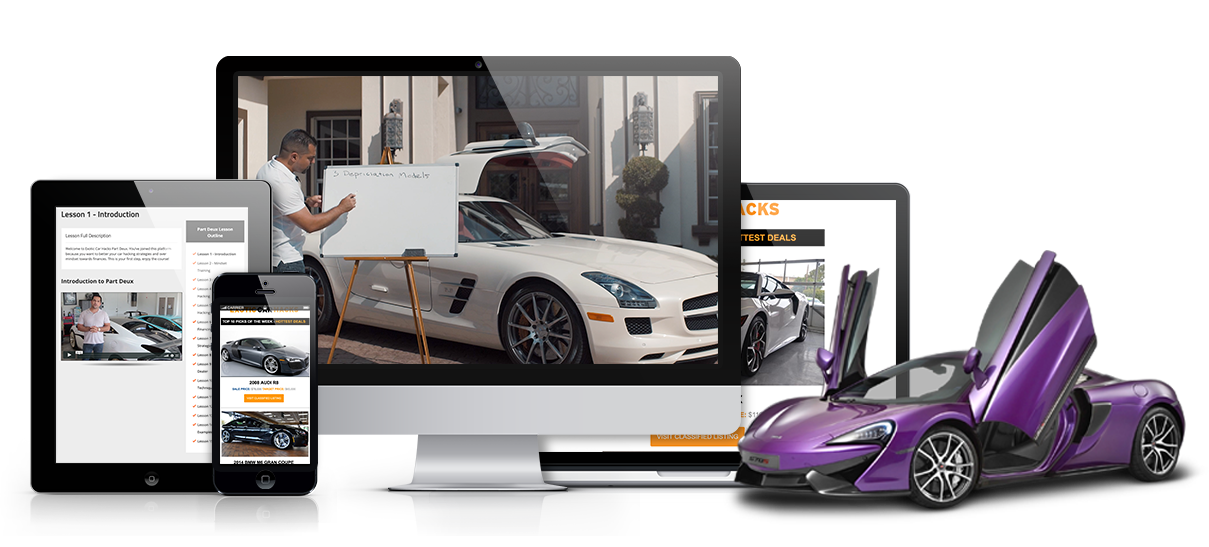 buy exotic car hacks  course on finance